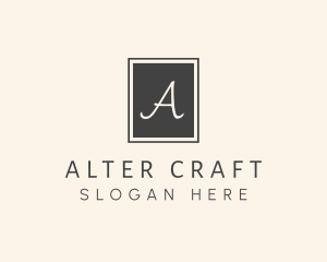 Elegant Square Lettermark logo design