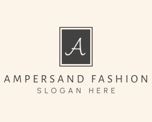 Elegant Square Lettermark logo design