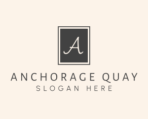 Elegant Square Lettermark logo design