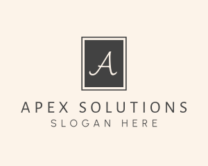 Elegant Square Lettermark logo design