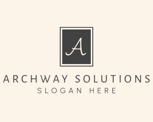 Elegant Square Lettermark logo design