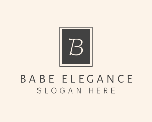 Elegant Square Lettermark logo design