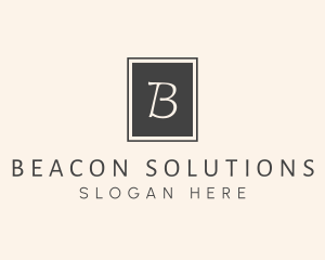 Elegant Square Lettermark logo design