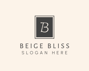 Elegant Square Lettermark logo design