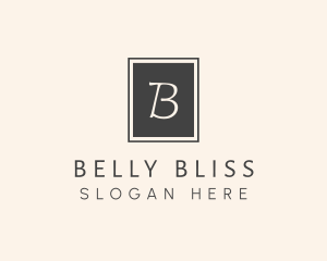 Elegant Square Lettermark logo design