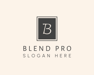 Elegant Square Lettermark logo design