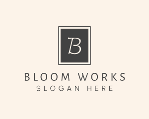 Elegant Square Lettermark logo design