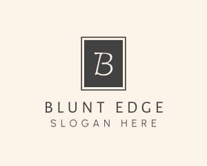 Elegant Square Lettermark logo design