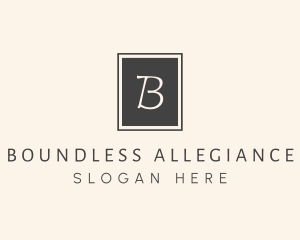 Elegant Square Lettermark logo design