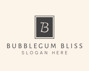 Elegant Square Lettermark logo design