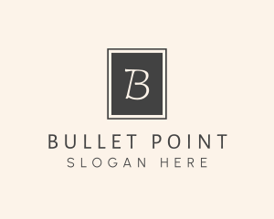 Elegant Square Lettermark logo design