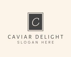 Elegant Square Lettermark logo design