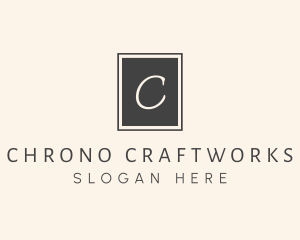 Elegant Square Lettermark logo design