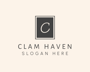 Elegant Square Lettermark logo design