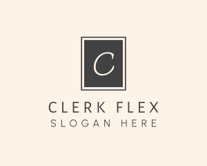 Elegant Square Lettermark logo design