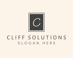 Elegant Square Lettermark logo design