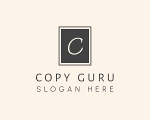 Elegant Square Lettermark logo design