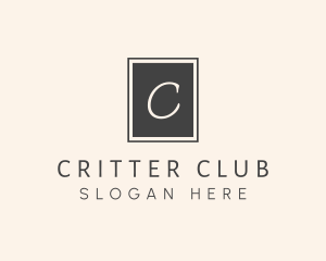 Elegant Square Lettermark logo design