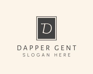 Elegant Square Lettermark logo design