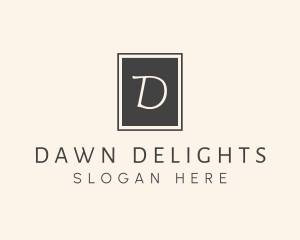 Elegant Square Lettermark logo design