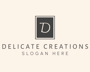 Elegant Square Lettermark logo design