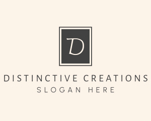 Elegant Square Lettermark logo design