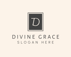 Elegant Square Lettermark logo design