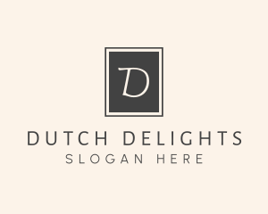 Elegant Square Lettermark logo design