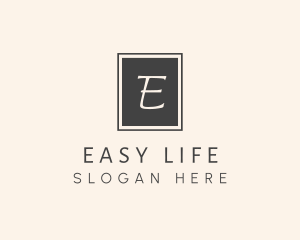 Elegant Square Lettermark logo design