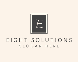 Elegant Square Lettermark logo design