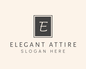 Elegant Square Lettermark logo design