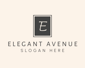 Elegant Square Lettermark logo design