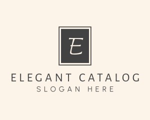 Elegant Square Lettermark logo design