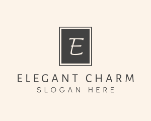 Elegant Square Lettermark logo design