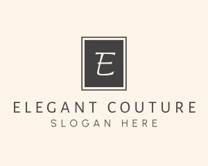 Elegant Square Lettermark logo design