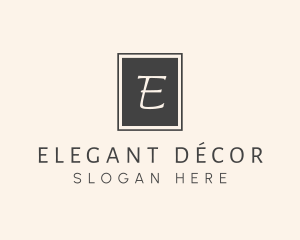 Elegant Square Lettermark logo design