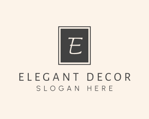 Elegant Square Lettermark logo design