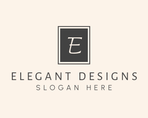 Elegant Square Lettermark logo design