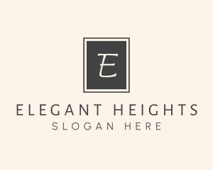 Elegant Square Lettermark logo design