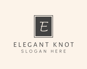 Elegant Square Lettermark logo design