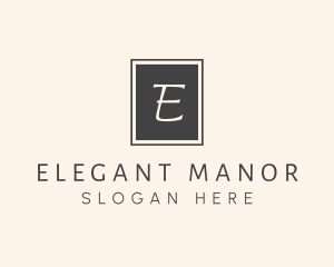 Elegant Square Lettermark logo design