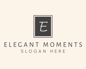 Elegant Square Lettermark logo design