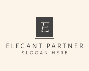 Elegant Square Lettermark logo design