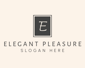 Elegant Square Lettermark logo design