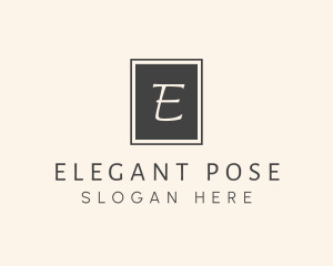 Elegant Square Lettermark logo design