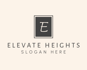 Elegant Square Lettermark logo design