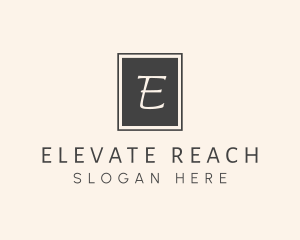 Elegant Square Lettermark logo design