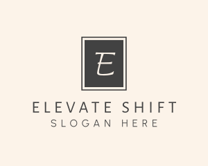 Elegant Square Lettermark logo design