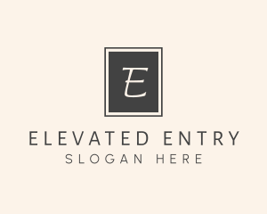 Elegant Square Lettermark logo design