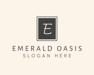 Elegant Square Lettermark logo design